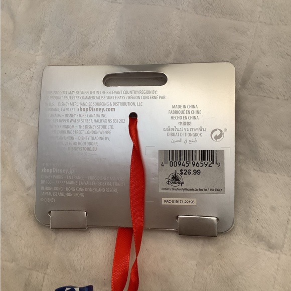 Disney Parks Americana Mickey & Minnie with Castle Christmas Ornament - Picture 6 of 9